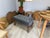 Charcoal Beech Wood Ottoman/Bench For Sale - Image 8 of 8