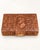 Animal Skin Vintage Spanish Tooled Leather Jewelry Box with Don Quixote, 1960s For Sale - Image 7 of 7