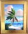 Textile Mark Stanford (American B. 1959 - ) - Sculpture in Oils. "Coconut Trail" Signed Oil on Canvas With Coa For Sale - Image 7 of 9