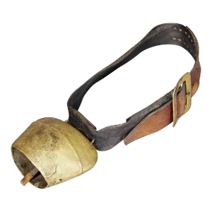 Antique Handforged Cattle Bell Made in Switzerland Ca. 1900s