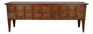 Vintage Dutch Oak Apothecary Sideboard, 1950s