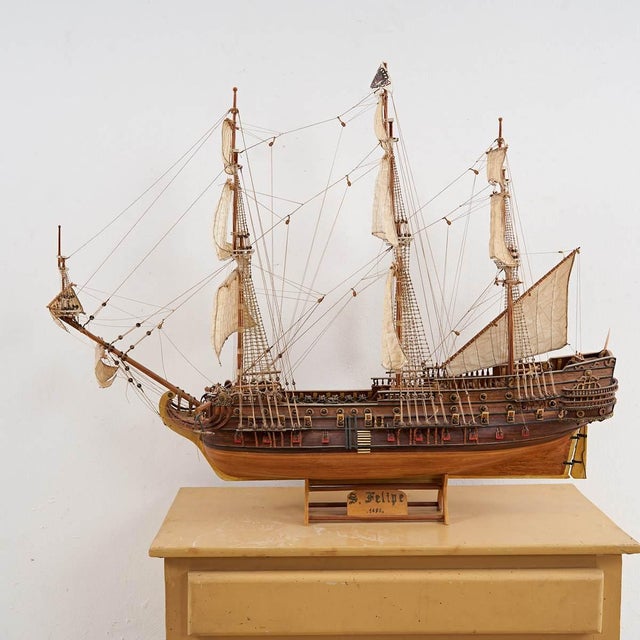 S. Felipe Sailing Ship Model For Sale - Image 15 of 15