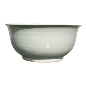 Boho Monumental Glazed Ceramic Centerpiece Bowl
