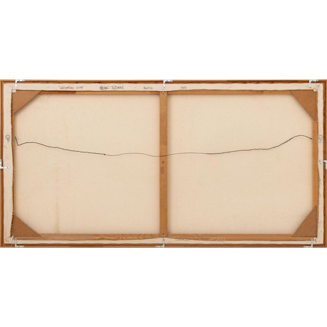 1980s Maxine Feldman "Whispering Surf" Acrylic, 1984 For Sale - Image 5 of 8