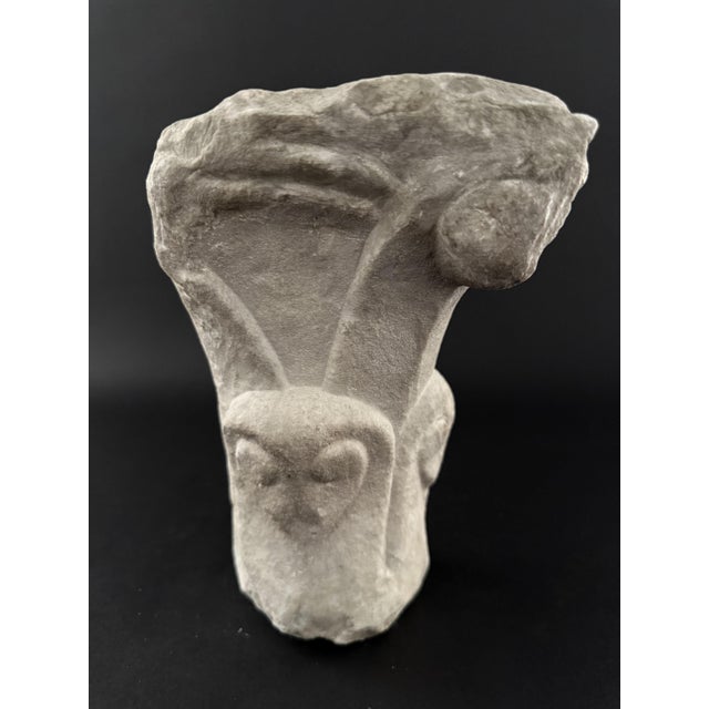 12th Century Italian Romanesque Marble Capital Fragment For Sale - Image 3 of 15