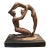 Mid-Century Modern Figurative Bronze Sculpture. For Sale