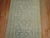 Textile Antique Zabihi Collection Narrow Pale Blue Gold Persian Tabriz Runner - 2'4" x 13'9" For Sale - Image 7 of 9