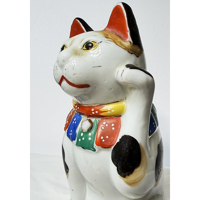 Beckoning Cat Figurine For Sale - Image 13 of 15