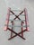 Wood Vintage Folding Luggage Rack With Canvas Straps For Sale - Image 7 of 7