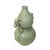 Chinese Ceramic Crackle Pattern Gourd Shape Celadon Green Vase For Sale - Image 4 of 8