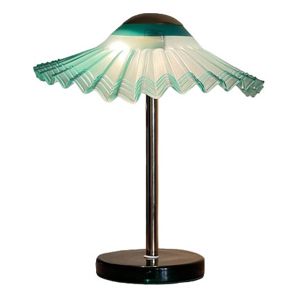 Vintage Murano Glass Table Lamp, 1970s For Sale