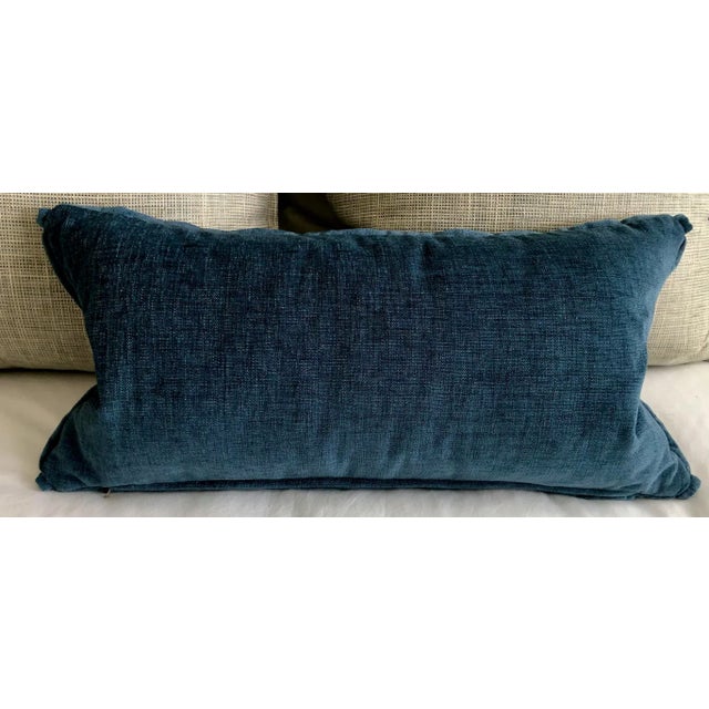 Mid-Century Modern Ombre Strip Throw Pillow For Sale - Image 3 of 6