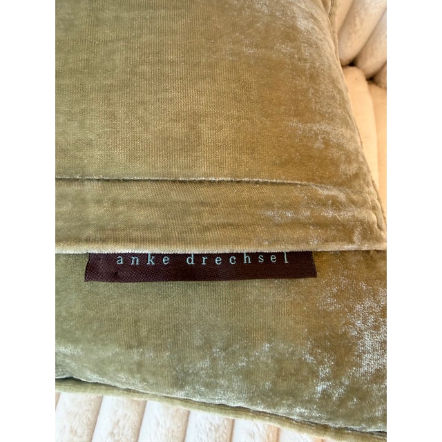 Transitional Polka Dot Anke Drechsel Pillow For Sale - Image 3 of 5