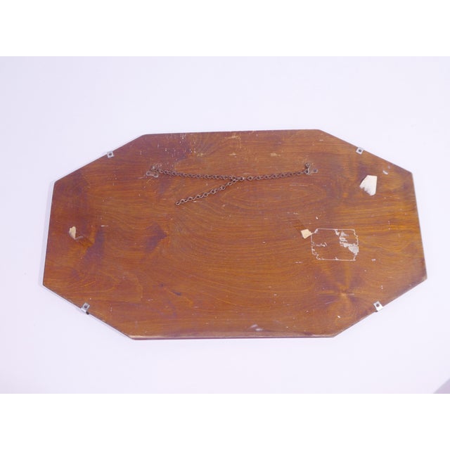 Antique Art Deco Octagonal Frameless Beveled Wall Mirror, 1920s For Sale - Image 6 of 10