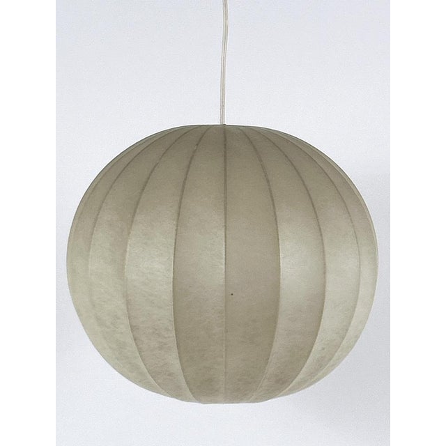 Mid-Century Globe Cocoon Pendant Lamp by Friedel Wauer for Goldkant Leuchten, Germany, 1960s For Sale - Image 14 of 18