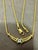 Contemporary Vintage 20 Pointer White Diamond Necklace 14 Karat Yellow Gold, 18 Inch Long For Sale - Image 3 of 18