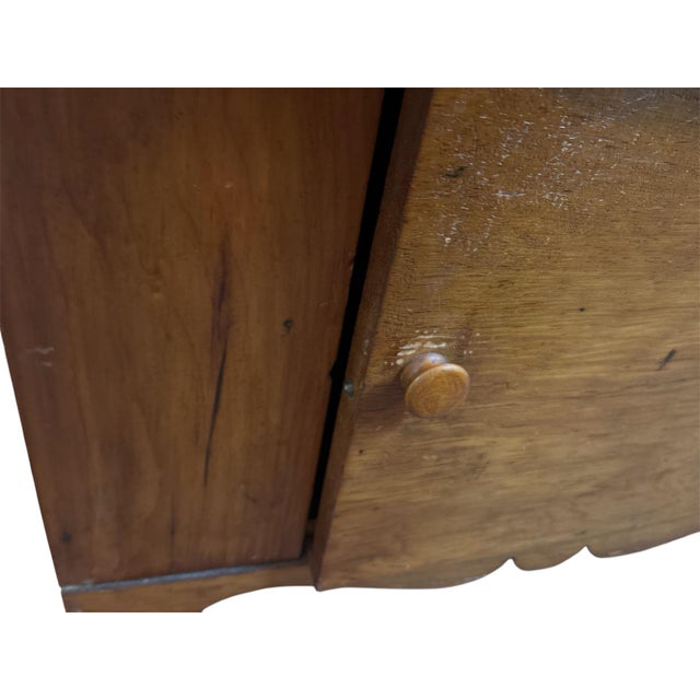 1920s Pine Lift Top Dry Sink For Sale - Image 9 of 9