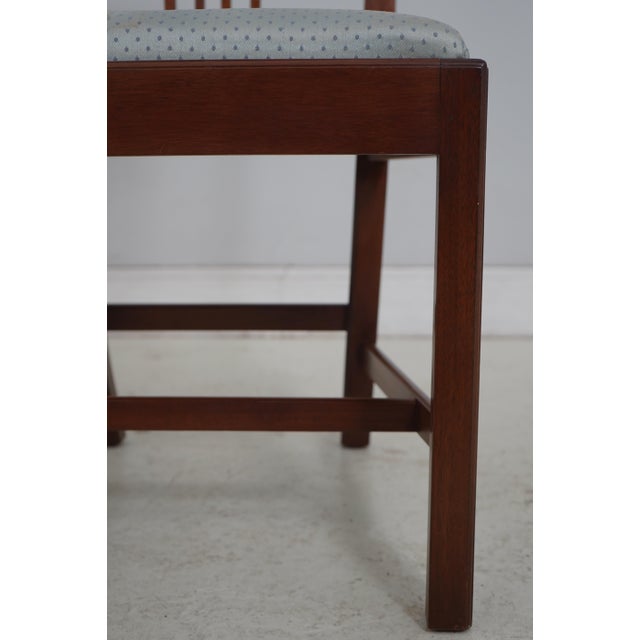 Set of 6 Kittinger Old Dominion Mahogany Dining Chairs For Sale - Image 15 of 18