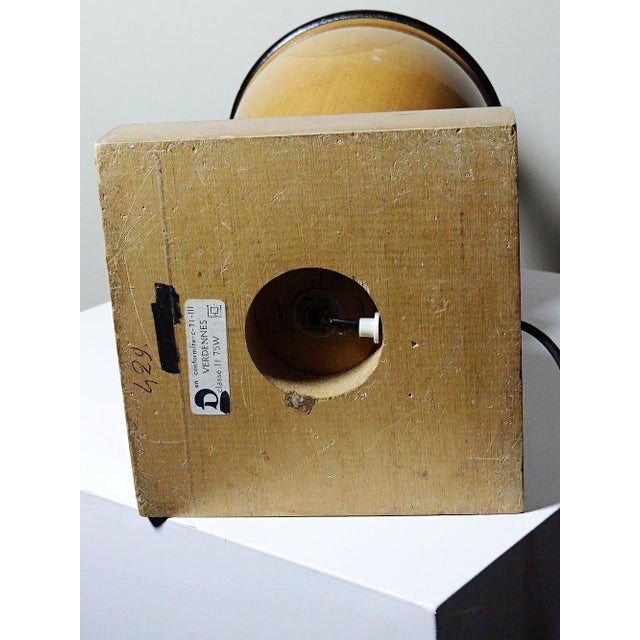 Large Verdennes Lamp in Turned Wood from Le Dauphin, 1970s For Sale - Image 11 of 16