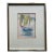 Vintage Original Framed Watercolor of Sailboats For Sale