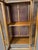 Early 20th Century Antique Victorian Oak Stick & Ball Curio Cabinet China Display Case 35” X 21” For Sale - Image 5 of 10