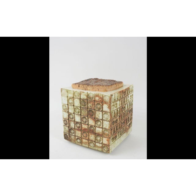French Ceramic Tobacco Pot by Roger Capron for Vallauris, 1950s For Sale - Image 3 of 12