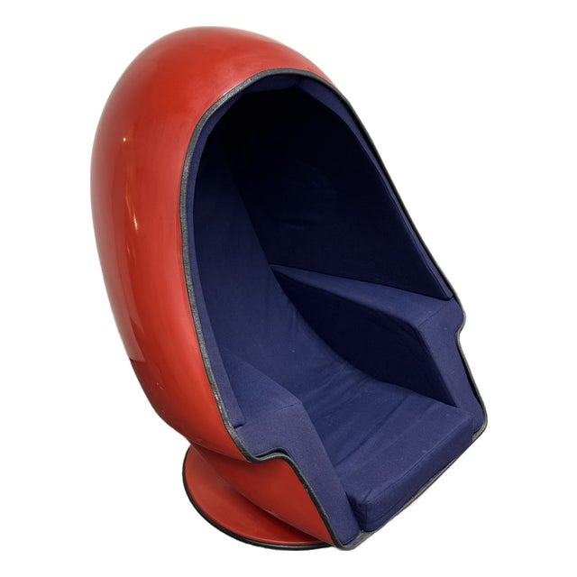 Lee West Alpha Chamber Egg Lounge Chair For Sale
