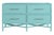 Verona Four-Drawer Dresser in Turquoise For Sale In West Palm - Image 6 of 6