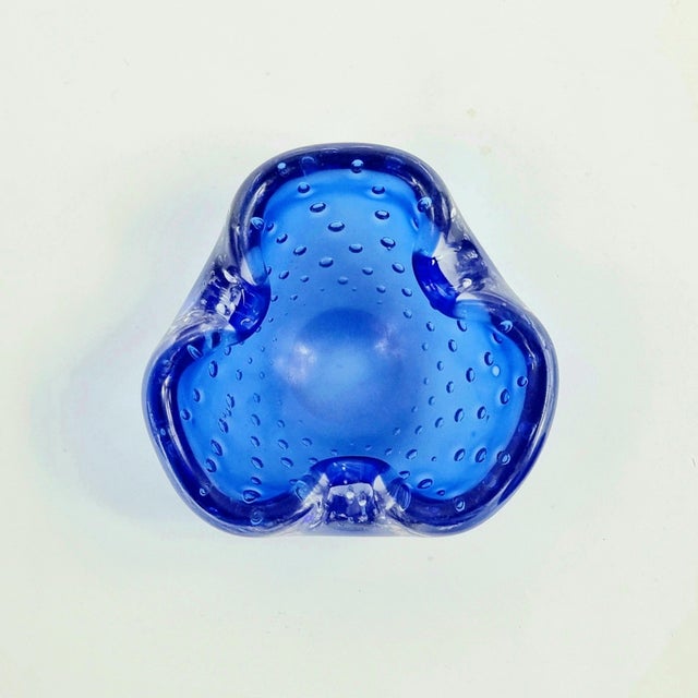 1960s Mid-Century Bullicante Murano Glass Catchall from Barovier & Toso, Italy, 1960s For Sale - Image 5 of 7