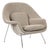 Early Restored Mid Century Tan Womb Lounge Chair by Saarinen for Knoll, Multiples/Custom Available For Sale