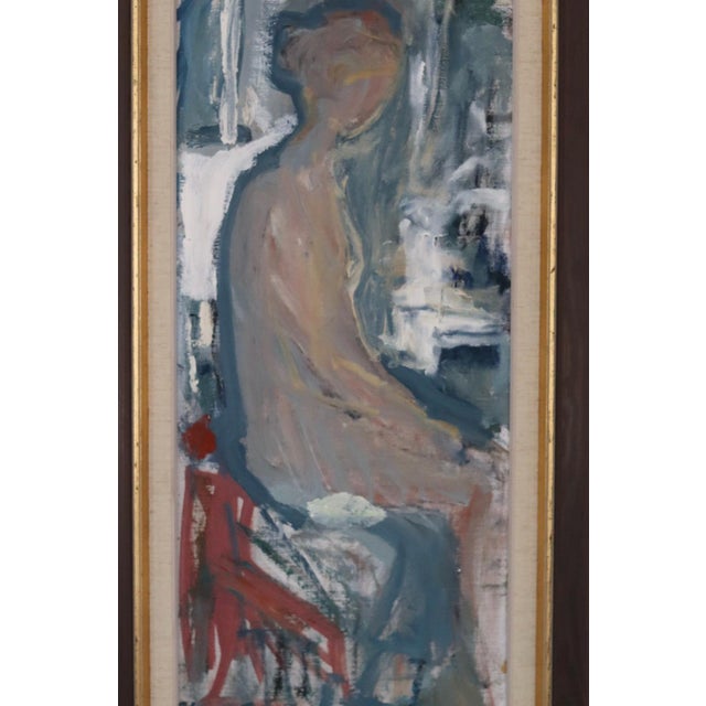 Bengt Hamrén, Sitting Model, 1960s, Oil on Canvas, Framed For Sale - Image 12 of 18