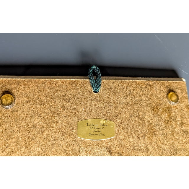 Transitional 1990s Hawaiian Handcrafted Tile Bird of Paradise For Sale - Image 3 of 3