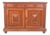 Antique European Oak Sideboard with Padded Doors For Sale
