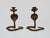 Bronze Cobra Candlesticks with Engraving, 1950s, Set of 2 For Sale - Image 11 of 11