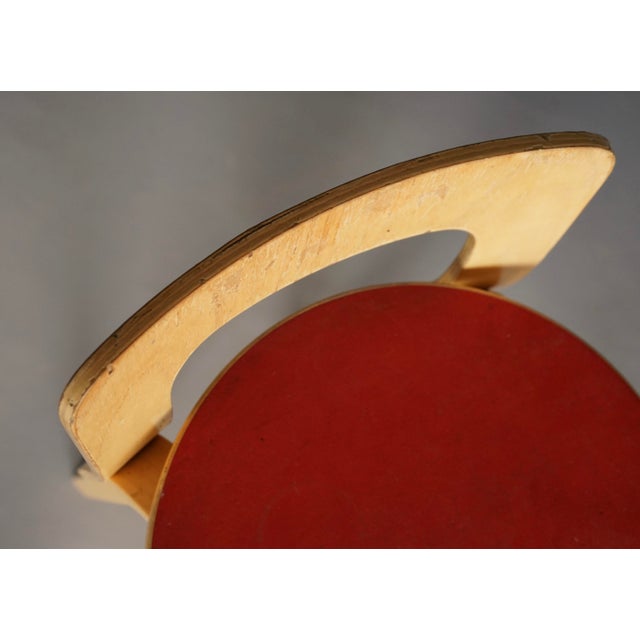 Wood Model K65 Bar Stools attributed to Alvar Aalto for Artek, 1950s, Set of 2 For Sale - Image 7 of 18