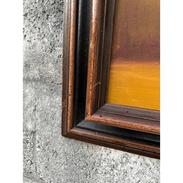 Vintage Floral Arrangement, Original Oil Painting on Canvas, Framed and Signed by the Artist. Circa 1960s For Sale - Image 9 of 15