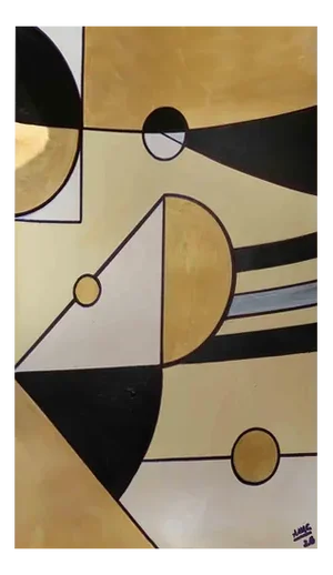 Anna Maria Caboni, Geometry 1, Acrylic Painting, 2026