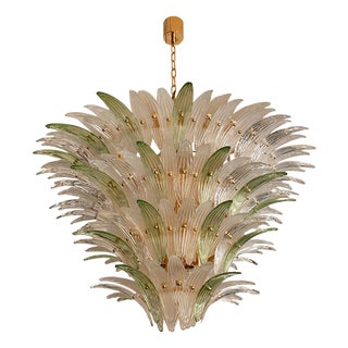 Sputnik Murano Style Glass Palmetta Chandelier by Simoeng For Sale