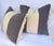 Textile Grey and Ivory Fringed Pillow Covers With Inserts-a Pair For Sale - Image 7 of 7
