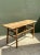 Mid 20th Century Vintage Rustic Wood Console Table For Sale - Image 5 of 12