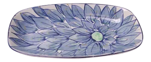 Beth Breyen for Royal Copenhagen Fajance Porcelain "Floral" Dish