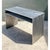 Vintage Wood Grain Metal Console Table For Sale - Image 4 of 12