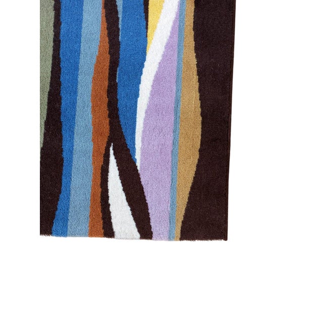 Wool Sun Rug, Italy, 1970s For Sale - Image 12 of 14