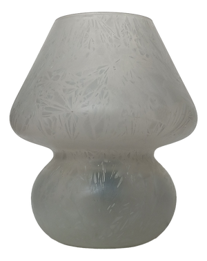Frosted Murano Glass Mushroom Table Lamp, 1960s