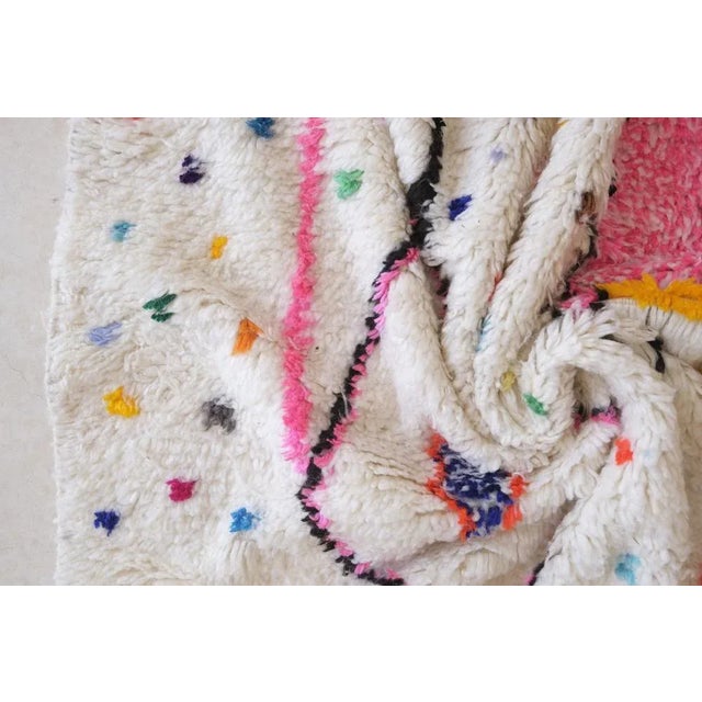 Textile 2020's Moroccan Abstract Azilal Wool Rug - 9.8 X 6.23 Ft For Sale - Image 7 of 8