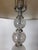 Pair of Hollywood Regency Rock Crystal Stacked Orb Table Lamps - Silver Leaf For Sale - Image 16 of 17