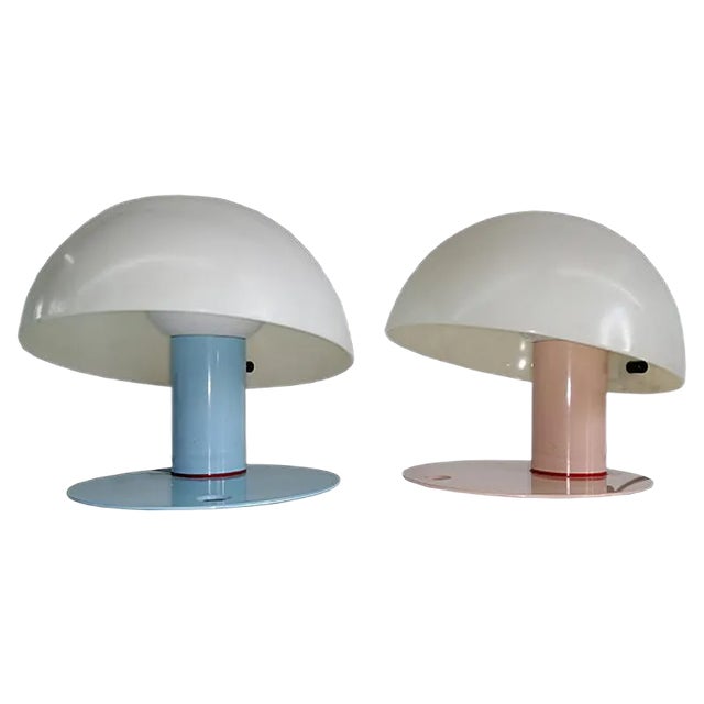 Vintage Table Lamps by Franco Mirenzi for Valenti Luce, 1970s, Set of 2 For Sale