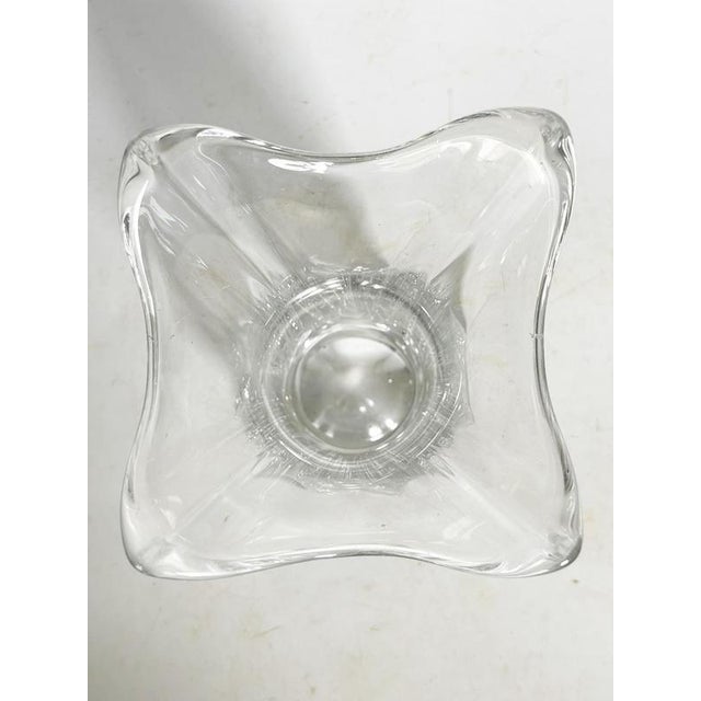 Vintage Crystal Vase, France, 1970 For Sale - Image 4 of 9