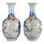 Pair of Vintage Famille Rose Porcelain Vases With Gourd and Bat Motif For Sale