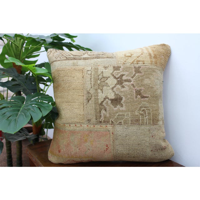 Turkish Decorative Pillow Cover - 19.5"x19.5" For Sale In Raleigh - Image 6 of 10